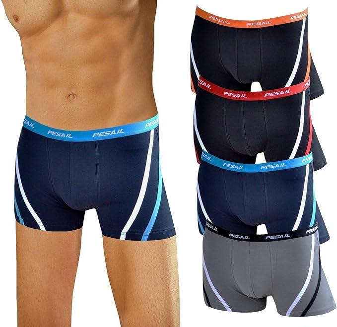 Pesail® 4 Men's boxer shorts Underwear Pants Cotton Shorts SIZE XXL