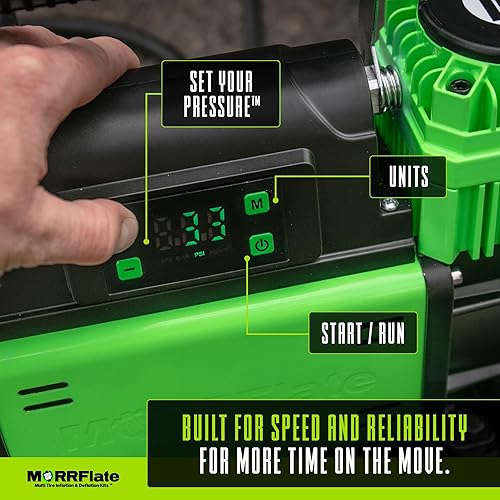 Miniatura 6 de TenSix PSI Pro 10.6 CFM 12V Compresor de aire portátil de doble cilindro para todo terreno  Tecnología PSI Pro Establece tu PSI y Walk Away