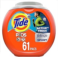 Vista 1 de Tide - Detergente para ropa PODS HE Turbo 4 en 1, 3.62 libras (1.64 kg) (61 unidades)