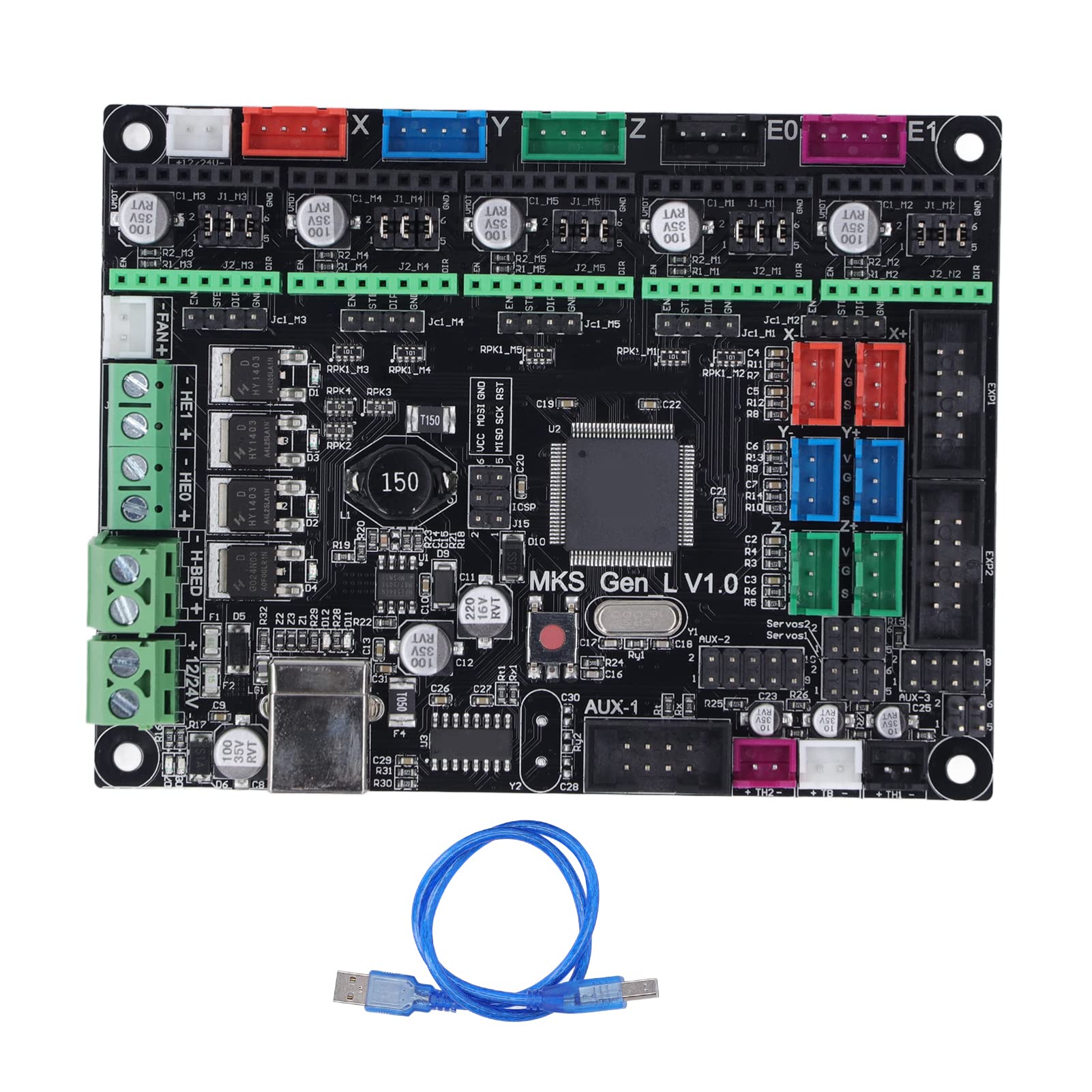 Hyuduo Scheda Controller Stampante 3D, Scheda Madre PCB 4 Strati