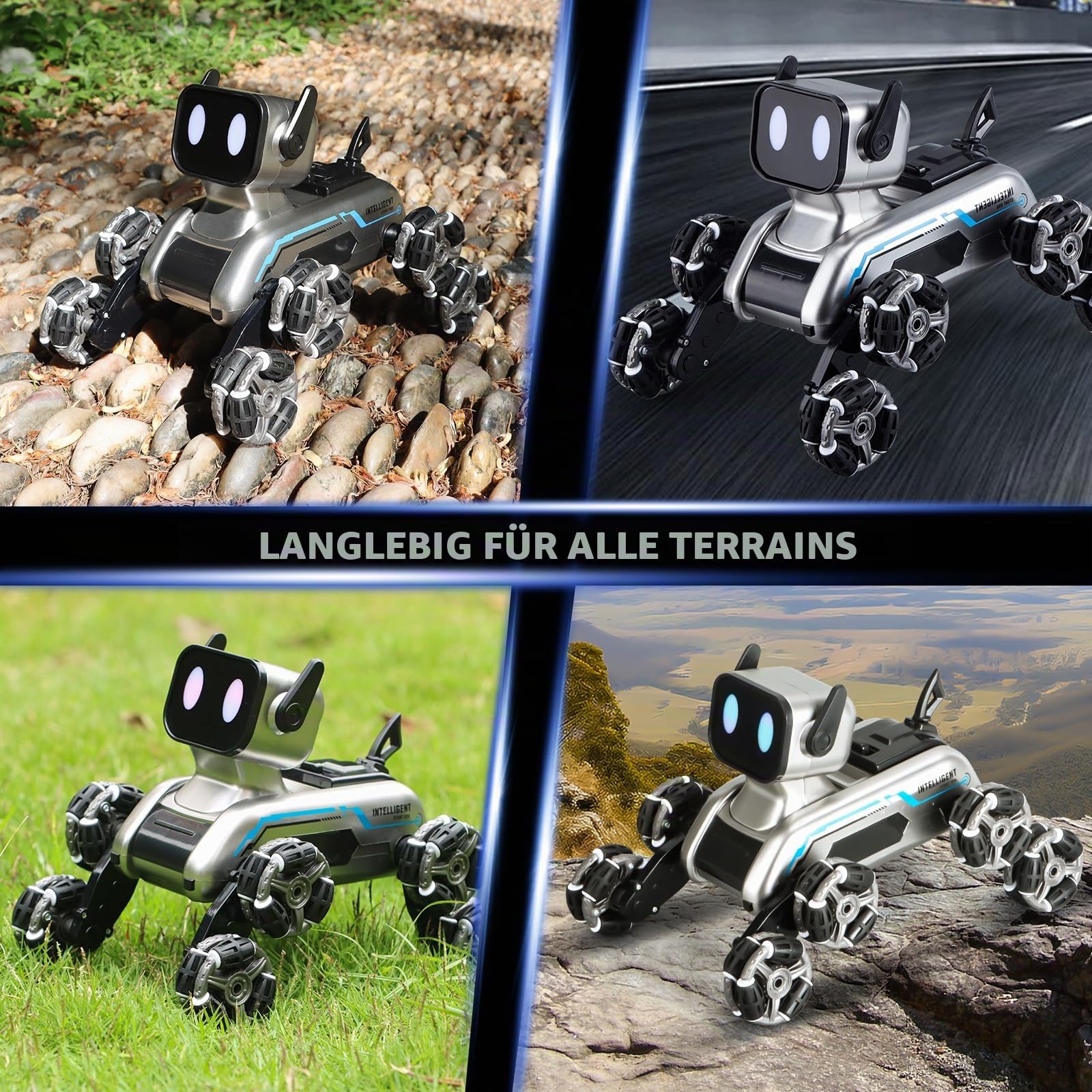 Ferngesteuertes Auto Spielzeug für Kinder ab 6 7 8 9 10 11 12 13 14 + Jahre, 8WD Gesture Sensor RC Roboter Stunt Car mit Licht, Musik, Geburtstag Weihnachten Geschenk Spielzeug für Jungen Mädchen