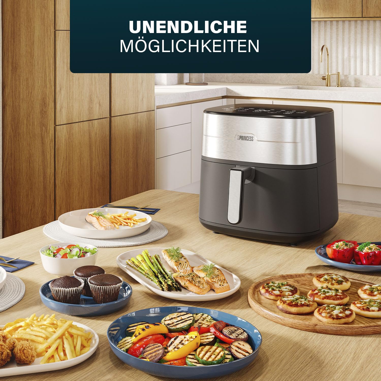 Princess Dual Heat Airfryer XXL 8 L – Bild 6