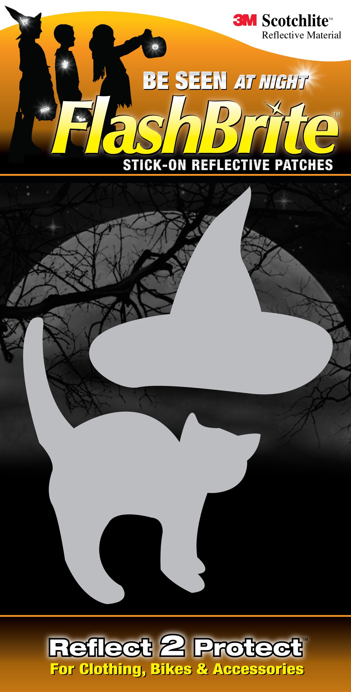 FlashBrite Reflective Patches, Cat/Hat