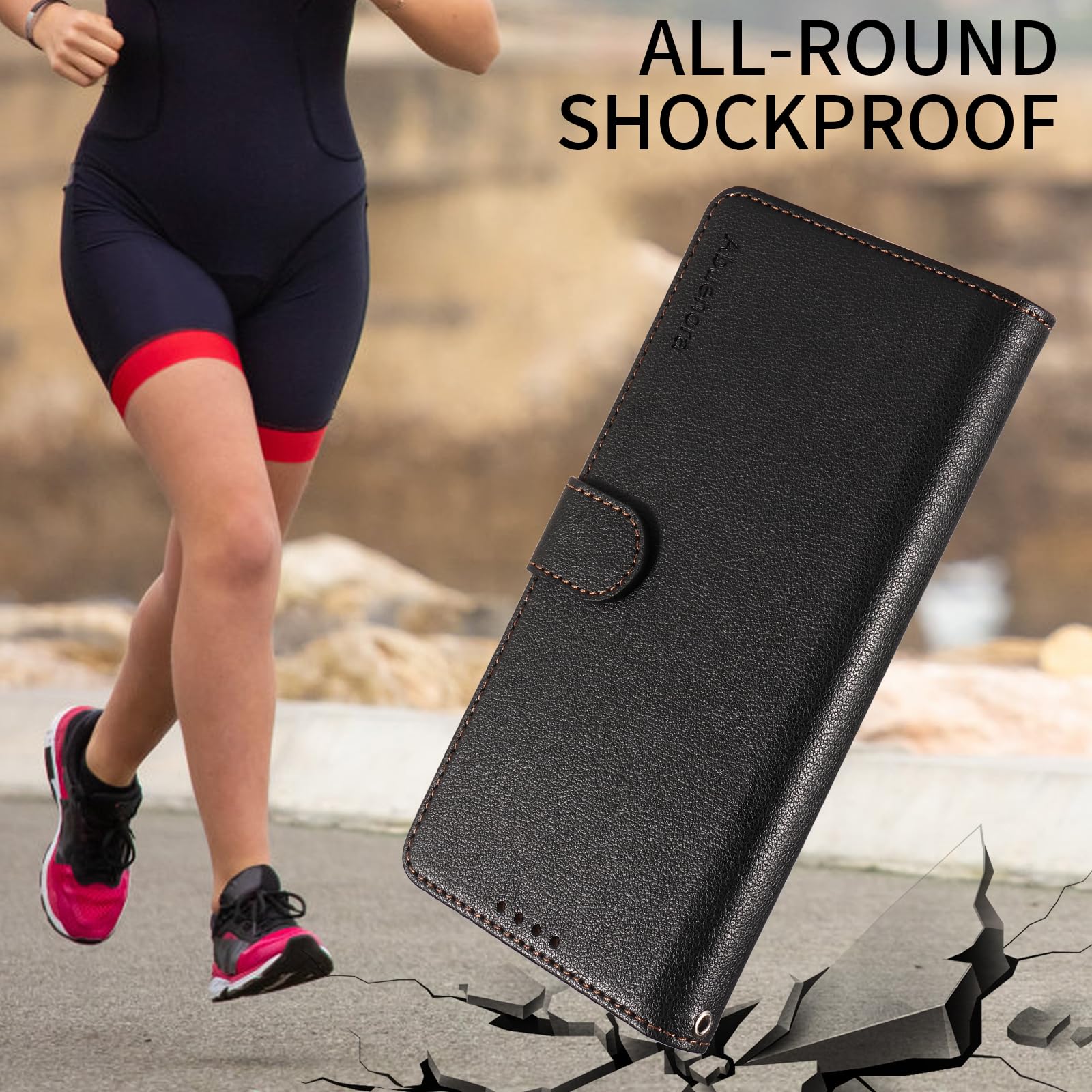 Custodia per Xiaomi Redmi Note 13 4G, con cerniera, portafoglio in Finto cuoio flip con tasche