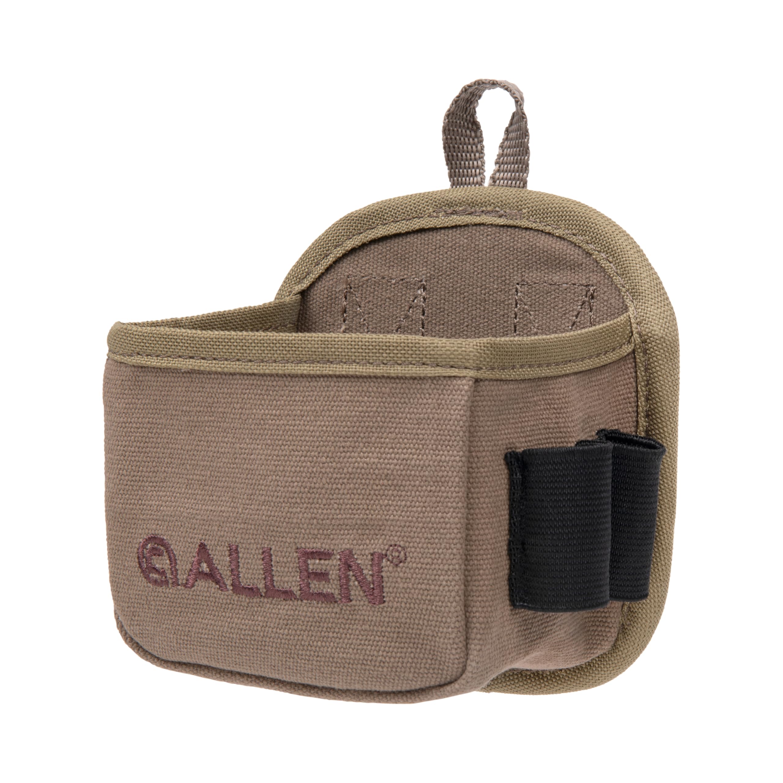 Allen Company Shotgun Shell Pouch - Sporting Shell Bag for Clay, Trap or Skeet Shooting - Soft Canvas Single or Double Compartment