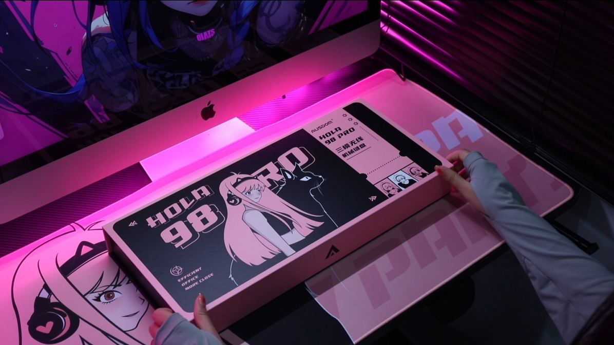 Amazon.com: AUSDOM 98Pro Wireless Mechanical Keyboard, Tri-Mode