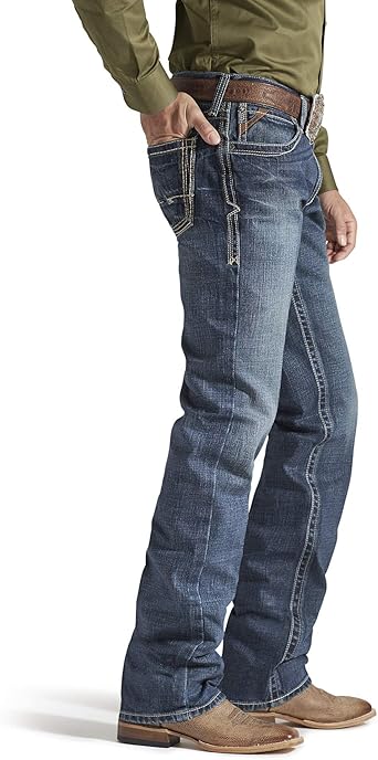 Ariat - Jeans Homme M5 Slim Straight Gulch en Jean, 28W x 34L, Gulch :  Amazon.fr: Mode