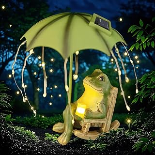 Frog Garden Statue Solar Lights