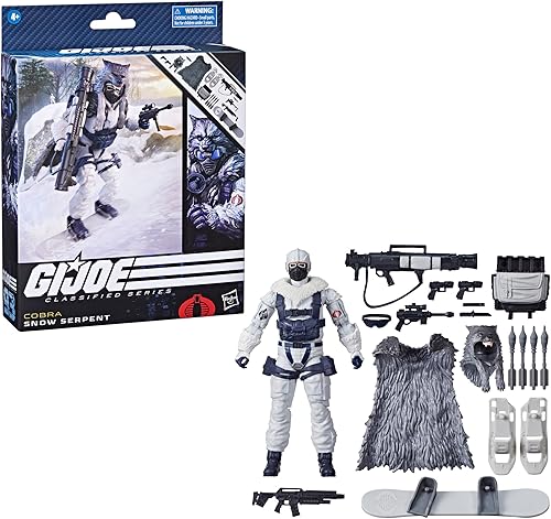 Vista 11 de G.I. Joe Serie Classified Snow Serpent, figuras de acción coleccionables de G.I. Joe de lujo, 93, figuras de acción de 6 pulgadas para niños