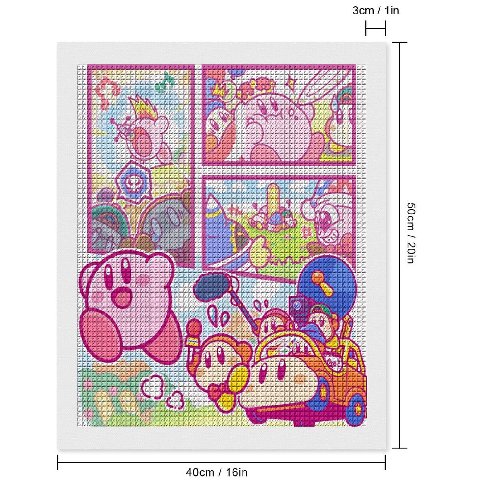 Amazon.co.jp: 星のカービィ ダイヤモンドアート 四角いビーズ