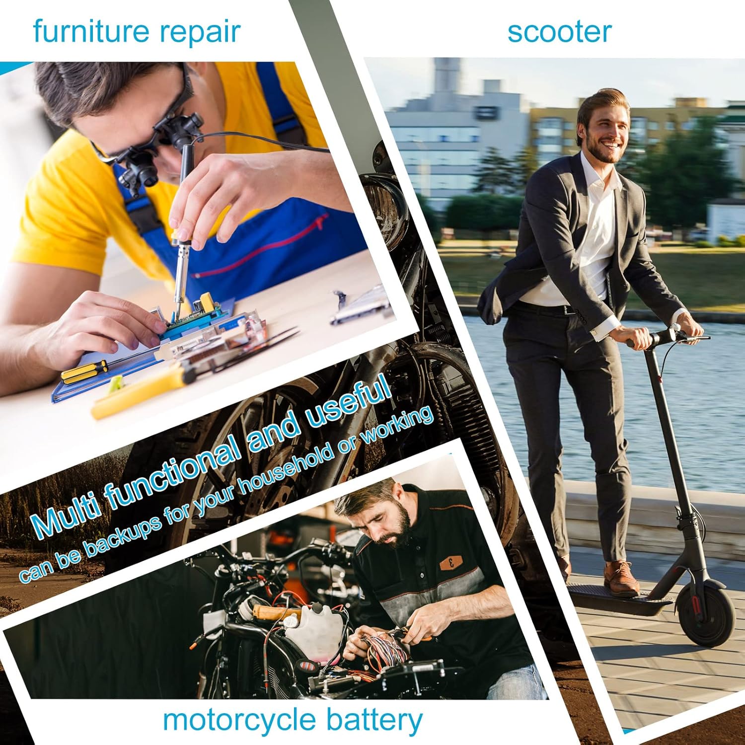 48 Pack Motorcycle Battery Terminal Bolt Square Nut Kit M6 x 16mm Motorcycle Battery Bolts Battery Terminal Nuts Stainless Steel Battery Screw and Nut for Motorcycle ATV Bike Scooter Part Accessories : Automotive