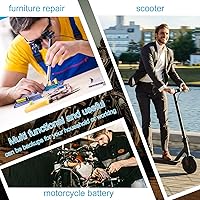 Vista 6 de Paquete de 48 pernos de terminal de batería de motocicleta, kit de tuercas cuadradas M6 x 0.630 in, tuercas de terminal de batería, tuercas