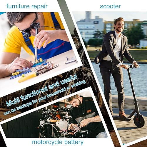 Miniatura 6 de Paquete de 48 pernos de terminal de batería de motocicleta, kit de tuercas cuadradas M6 x 0.630 in, tuercas de terminal de batería, tuercas de