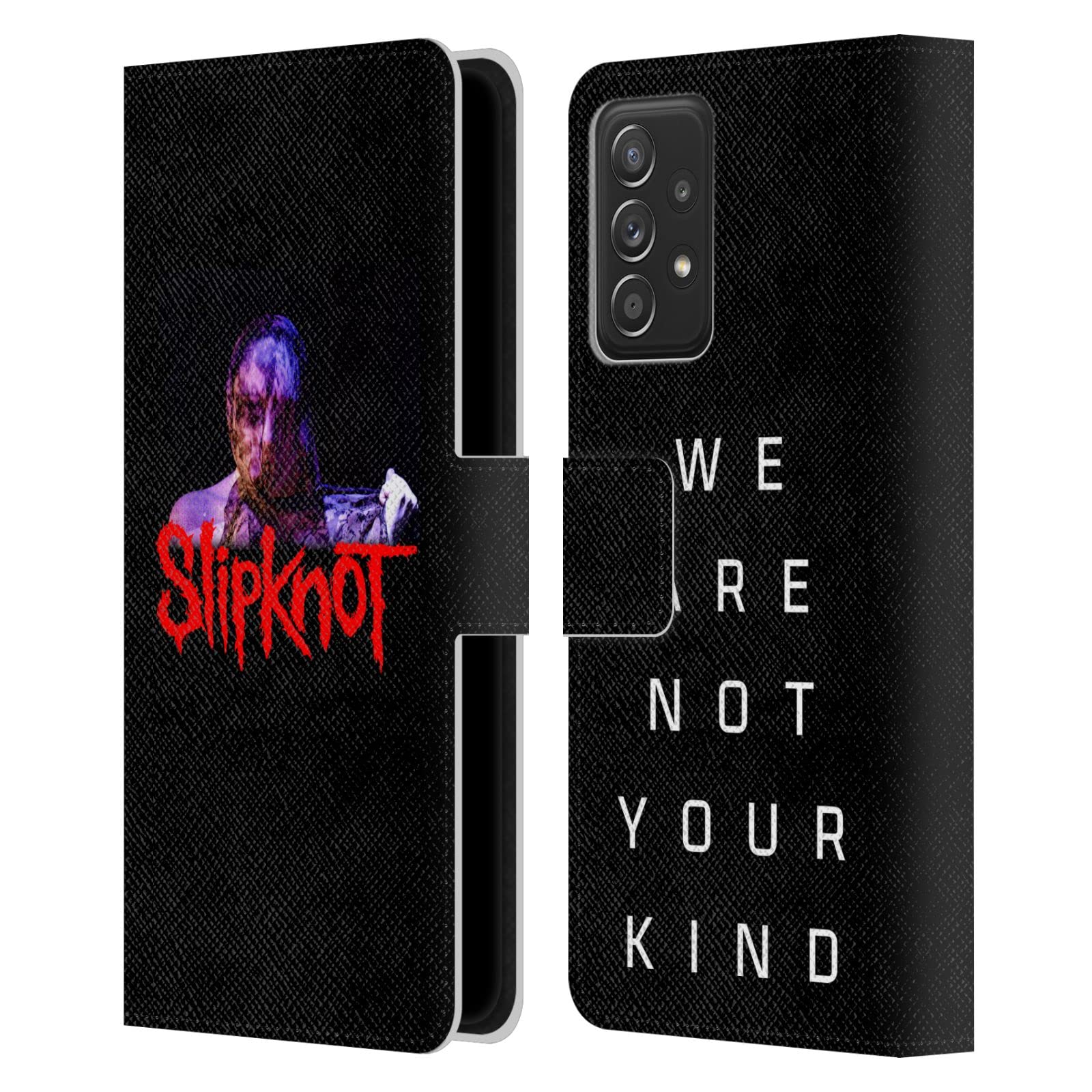Carcasa Samsung Galaxy A53 5G Slipknot funda de cuero tipo libro protectora 7
