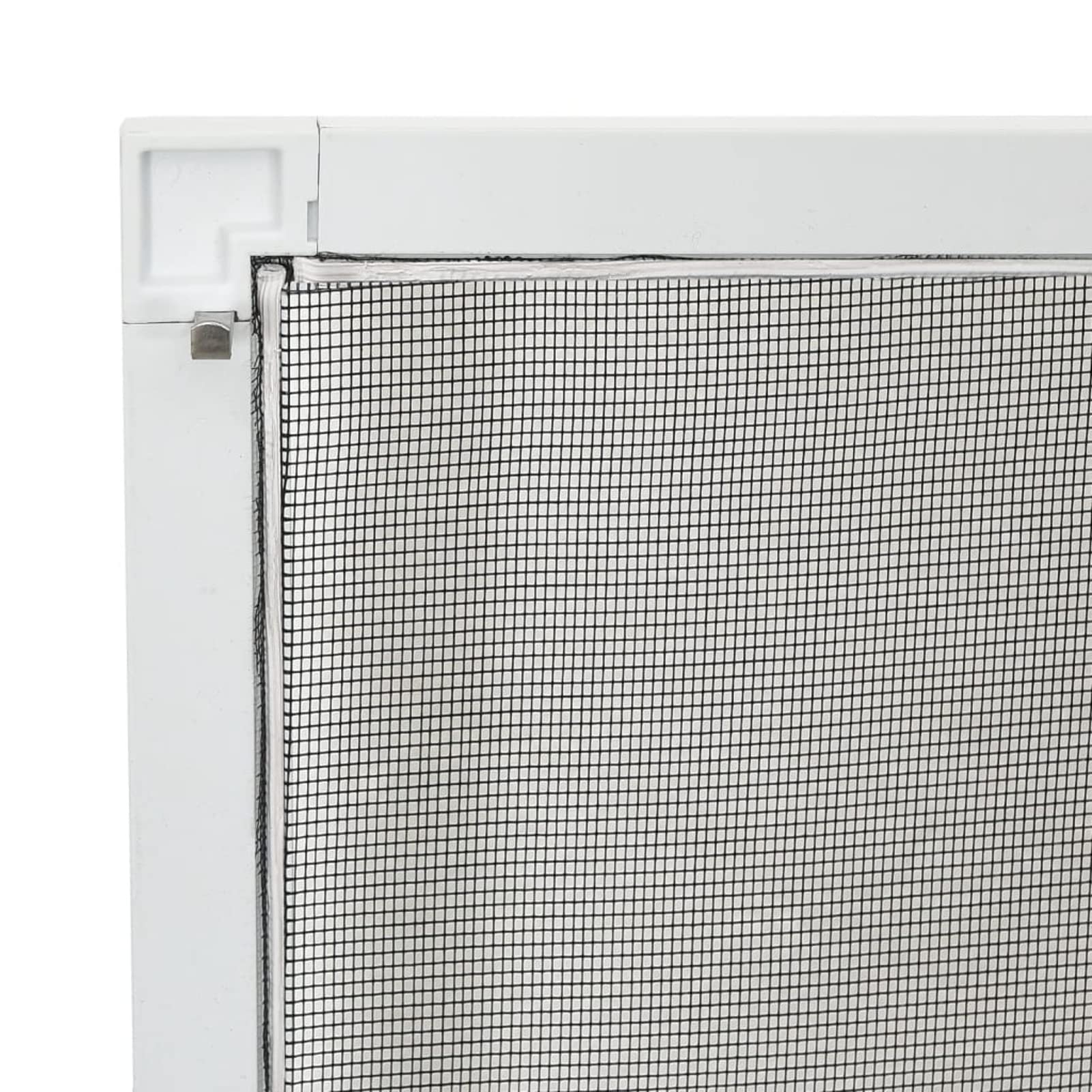 Insektenschutz für Fenster, Fliegengitter Fenster, Fliegenschutz Fenster, Pollenschutzgitter Fenster, Insektengitter Fenster, Insektennetz, Fensternetz, Weiß 80x100 cm