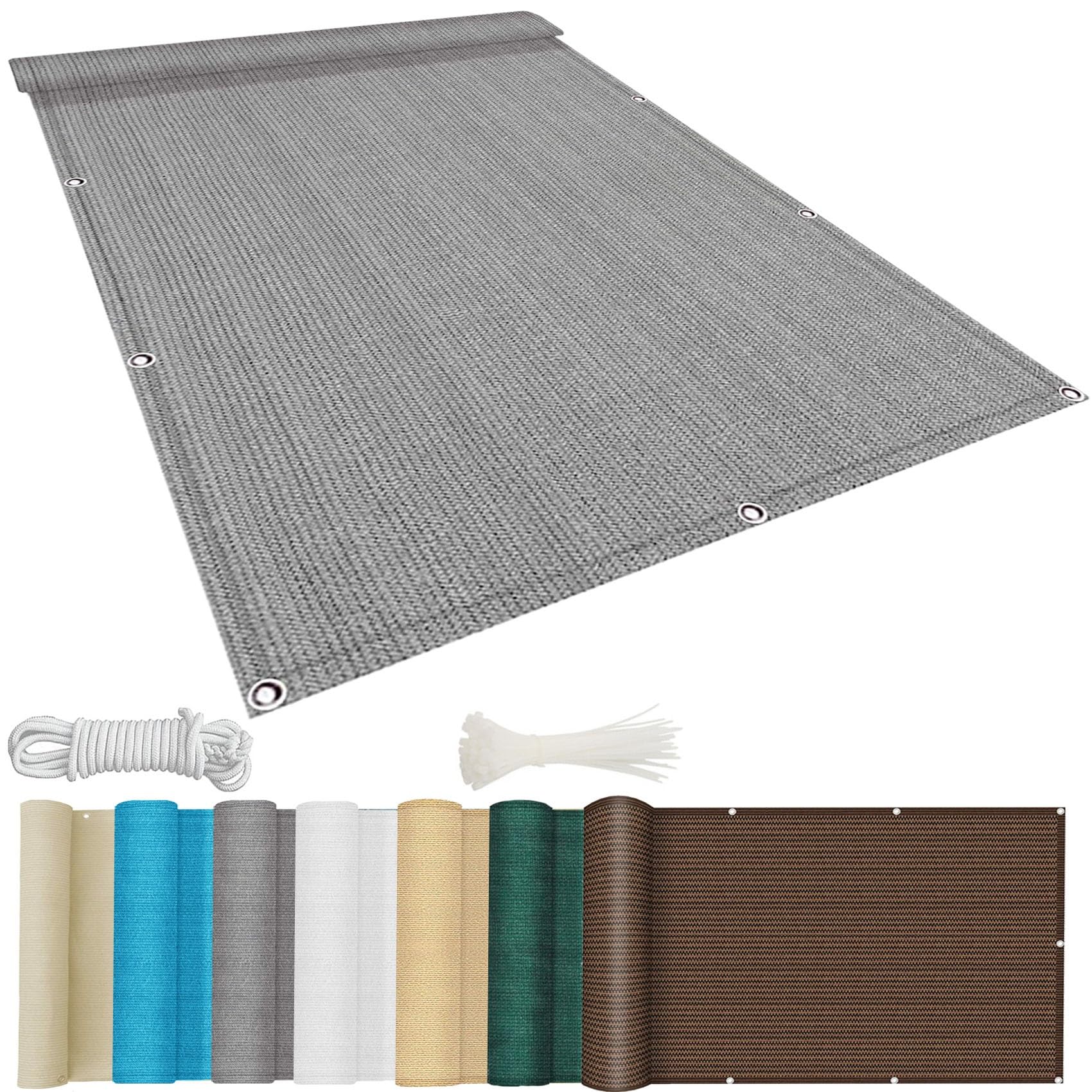 Toile d'ombrage grand format pour aménager un coin fraîcheur au jardin