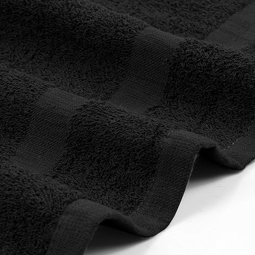 Miniatura 4 de Utopia Towels Toallas de salón de color marrón oscuro, paquete de 72 (no a prueba de blanqueador, 16 x 27 pulgadas), toallas altamente absorbentes