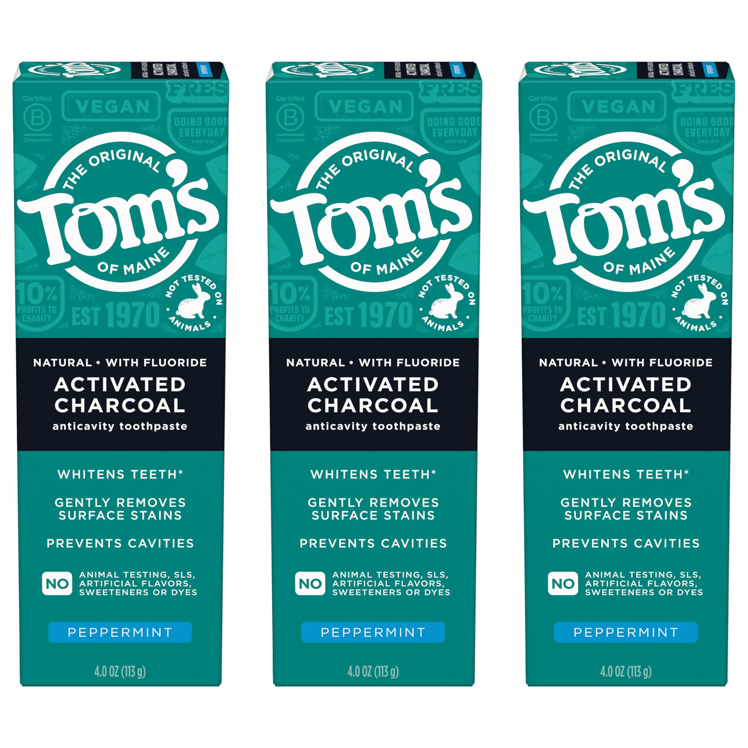 Tom’s of Maine Natural Activated Charcoal Toothpaste