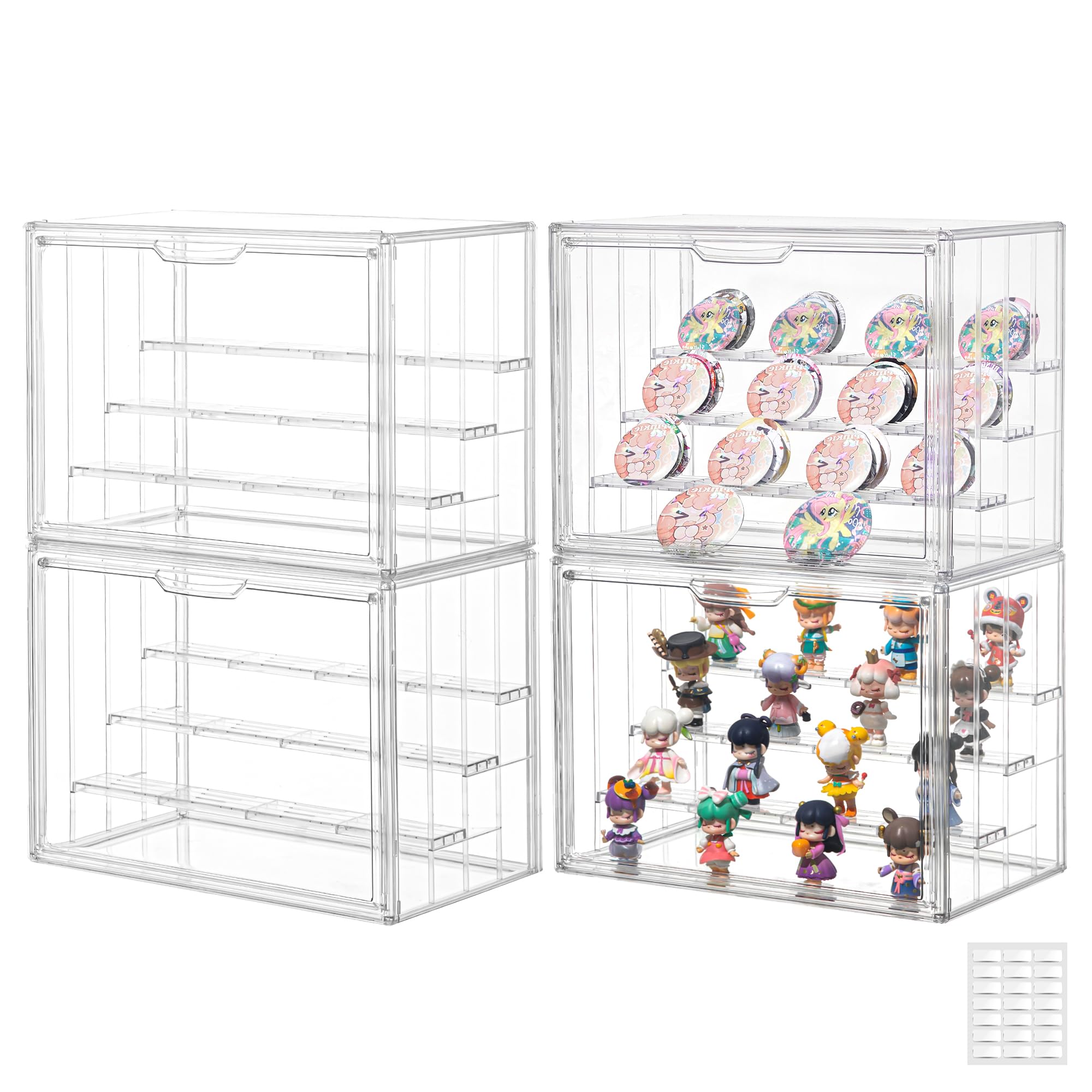 SANKEU 4-Tier Acrylic Display Case