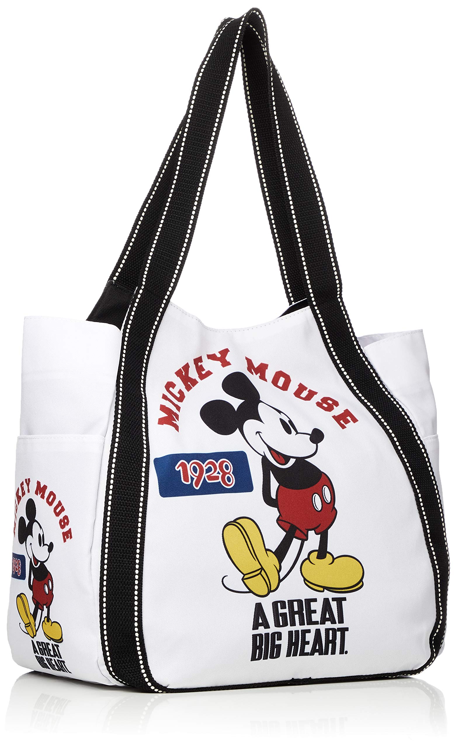 Disney DPMI-1003 Mickey Minnie Large Capacity Balloon Tote Bag, A3 Size, Women's Mickey Mouse