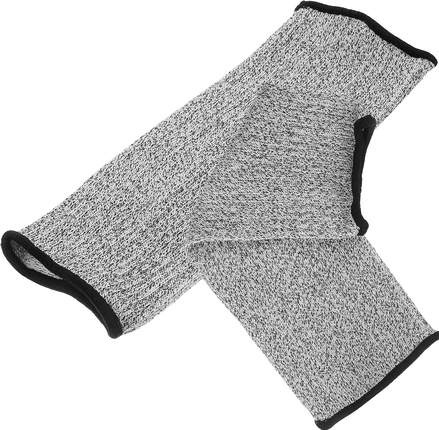 Cut Resistant Forearm Sleeve Arm Protective Cover 1 Pair Gray Anti-cut Arm Sleeve for Industrial Work and Outdoor Forearm Protection