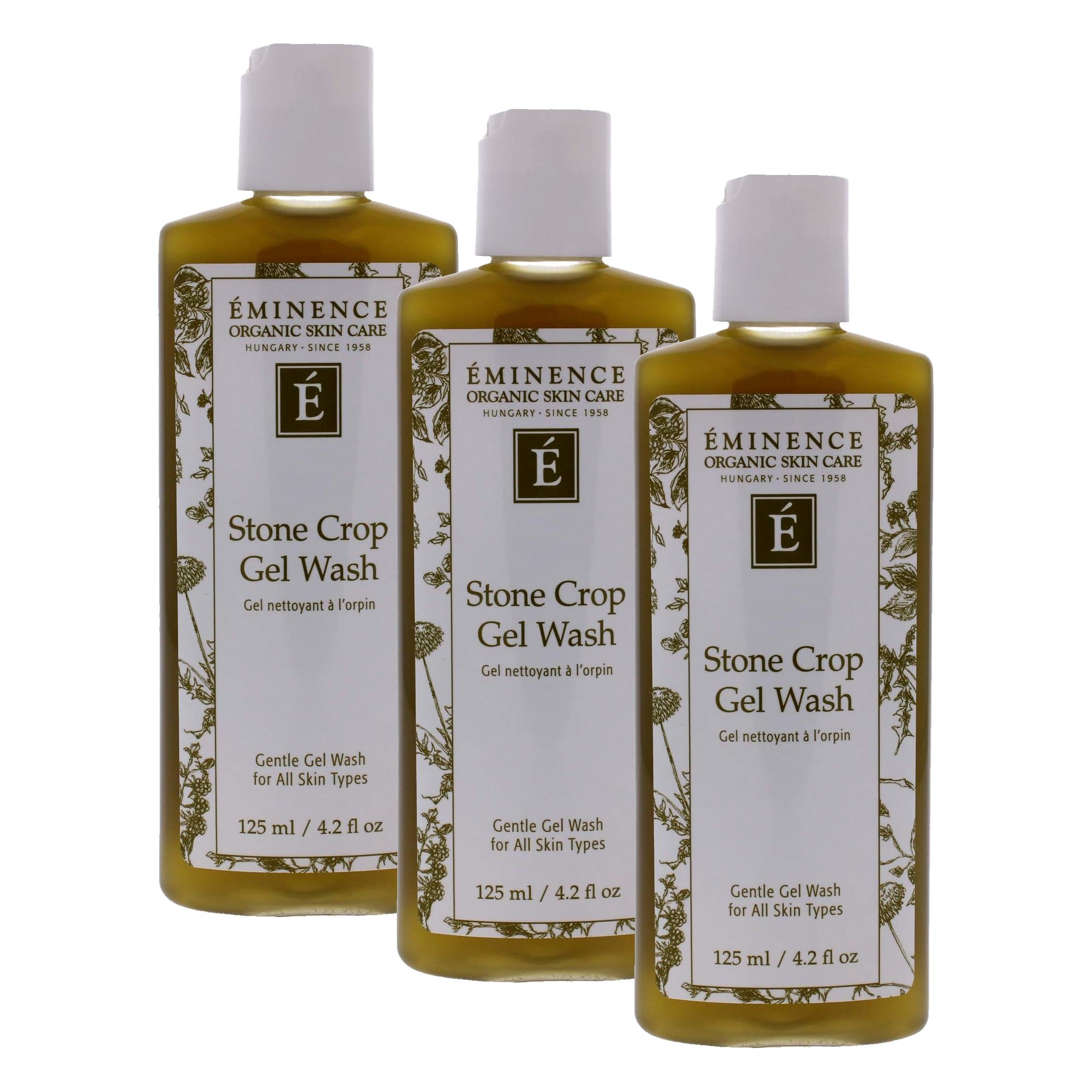 Eminence Organic Skincare. Stone Crop Gel Wash(125 ml) (Pack of 3)