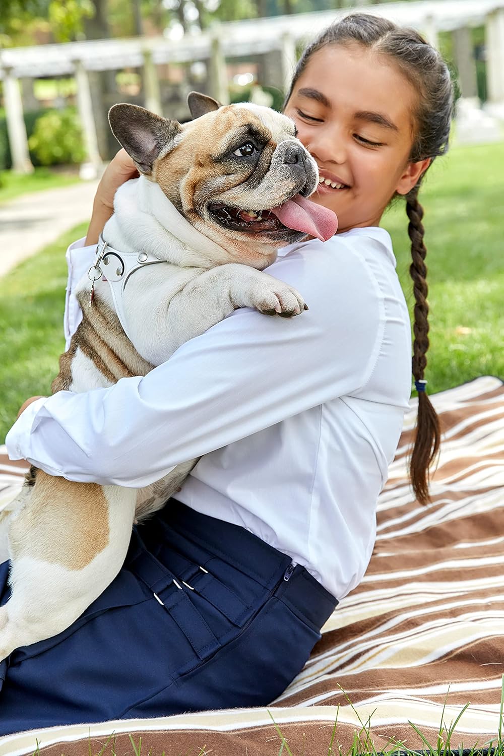 French Toast Girls' Two-Tab Pleated Scooter Skirt: Clothing, Shoes & Jewelry