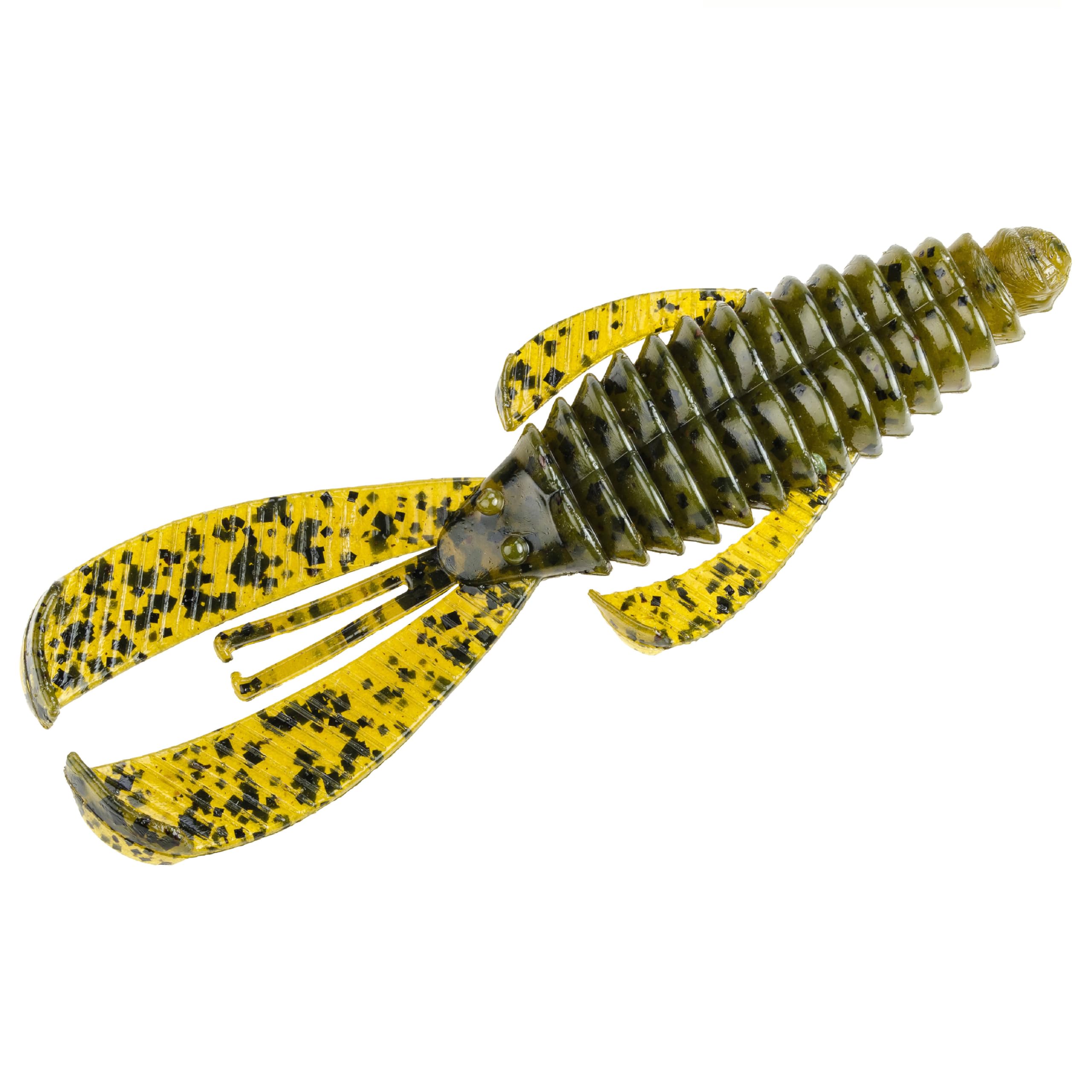 Strike King (RGMBUG45-46 Rage Magnum Bug 4.5 Fishing Lure, 46 - Green Pumpkin, 4.5", Flanges for Consistent, Subtle Action