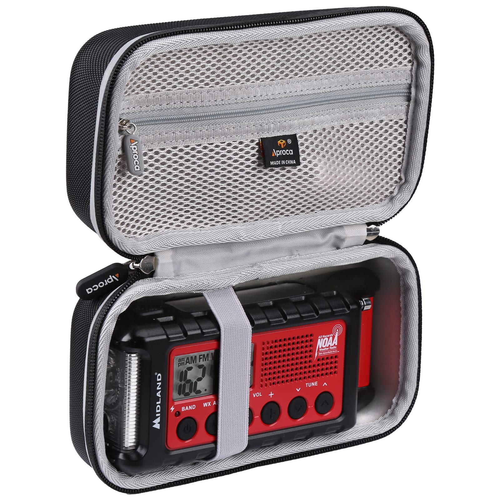 Aproca Hard Travel Storage Case, for Midland ER310 / ER300 / ER210 Emergency Crank Weather AM/FM Radio