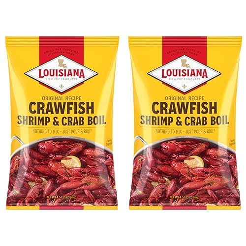 Louisiana Fish Fry Products Condimento para hervir cangrejos, camarones y cangrejos, condimento completo en polvo de mariscos picante y delicioso,