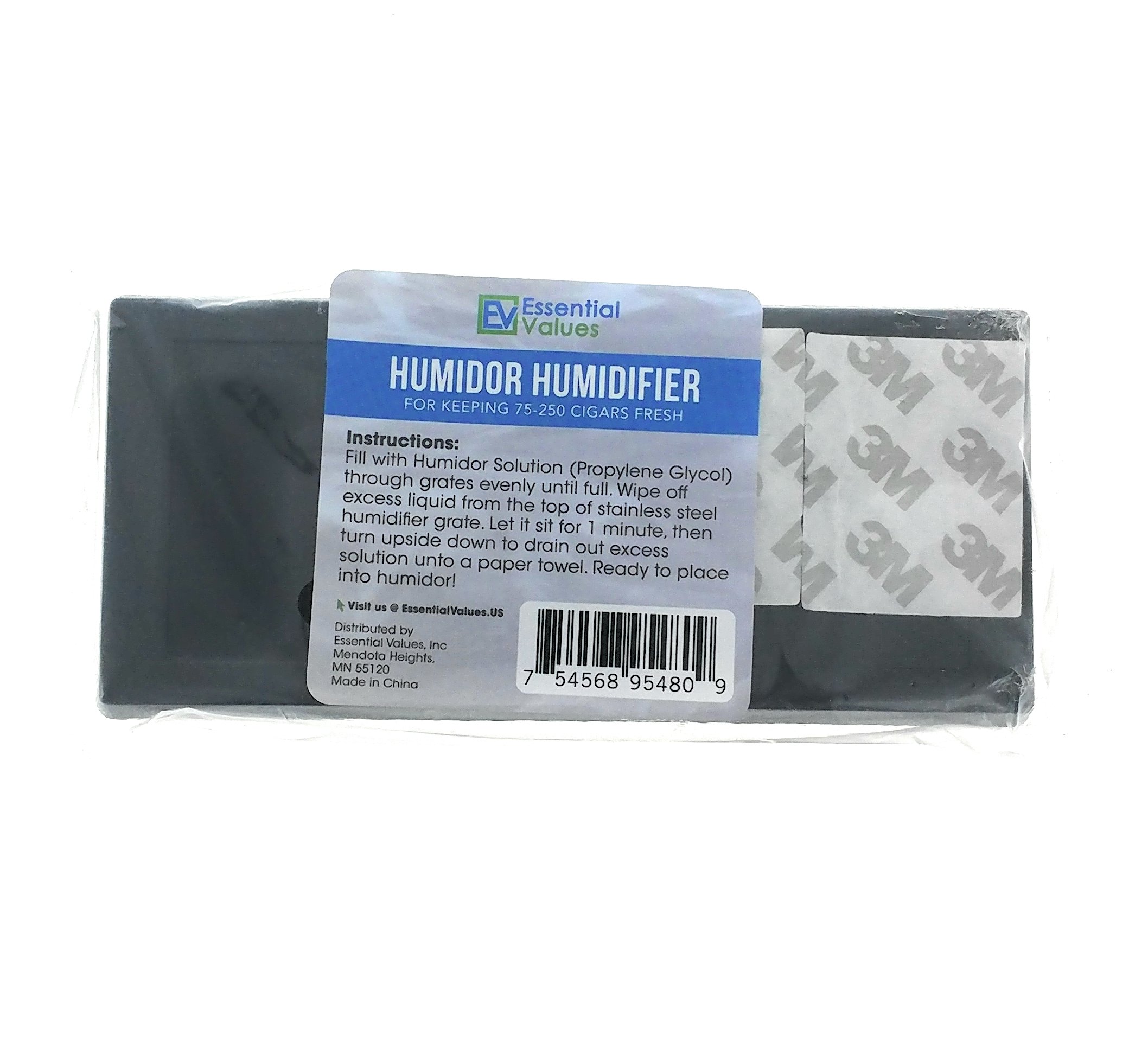 Humidor Solution & Humidor Humidifier Combo, (16oz Per Bottle