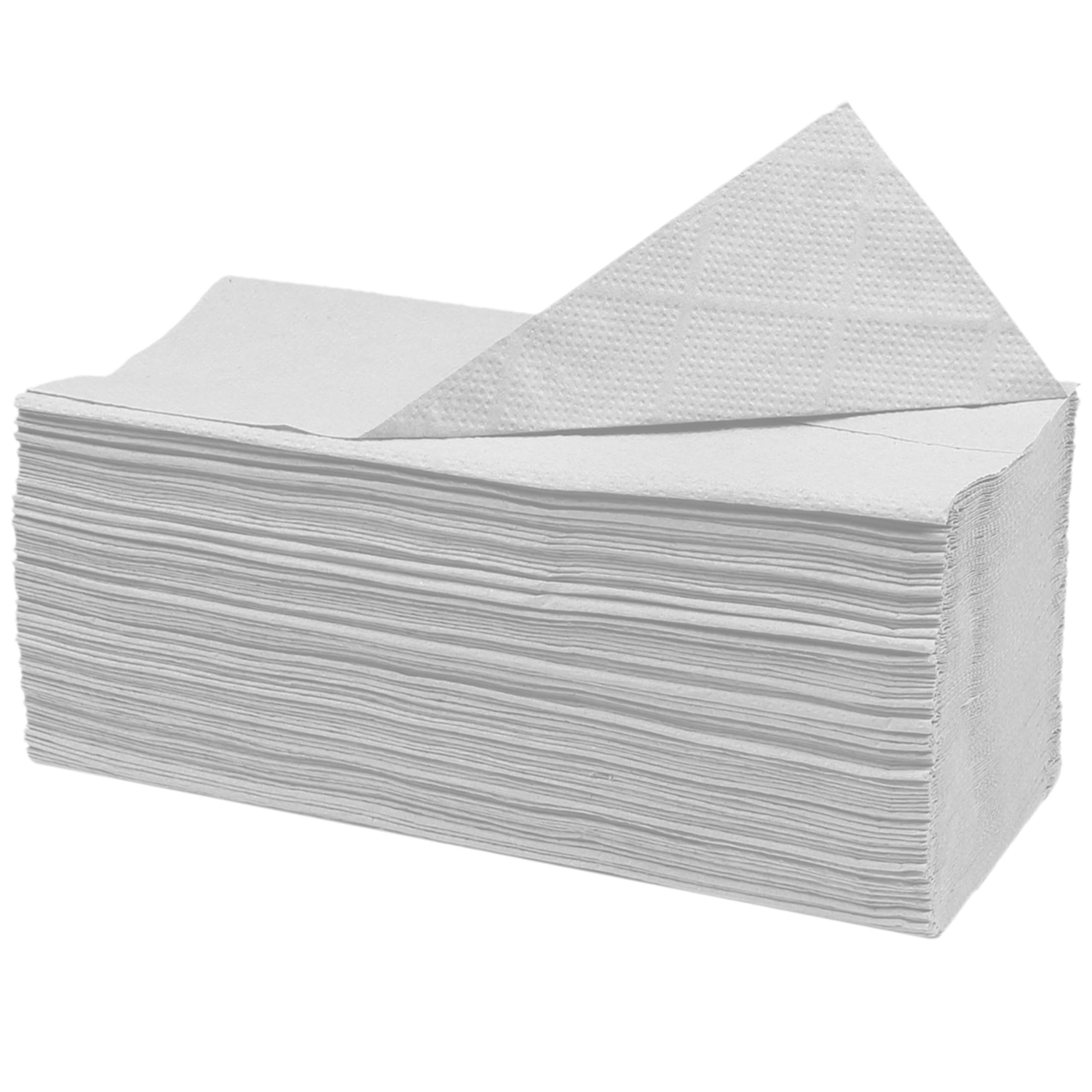Cliver Toalla plegada ecológica de una sola capa, toalla de papel blanco 8000 unidad