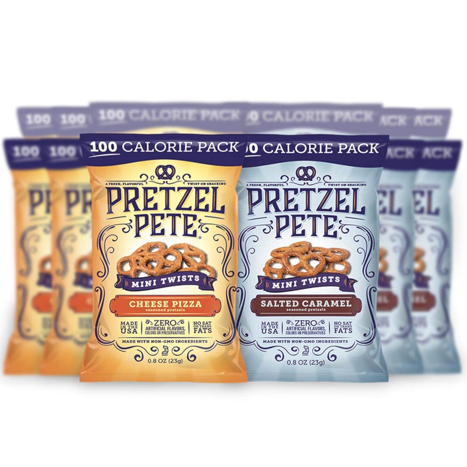 Pretzel Pete Salted Caramel & Cheese Pizza Seasoned Mini