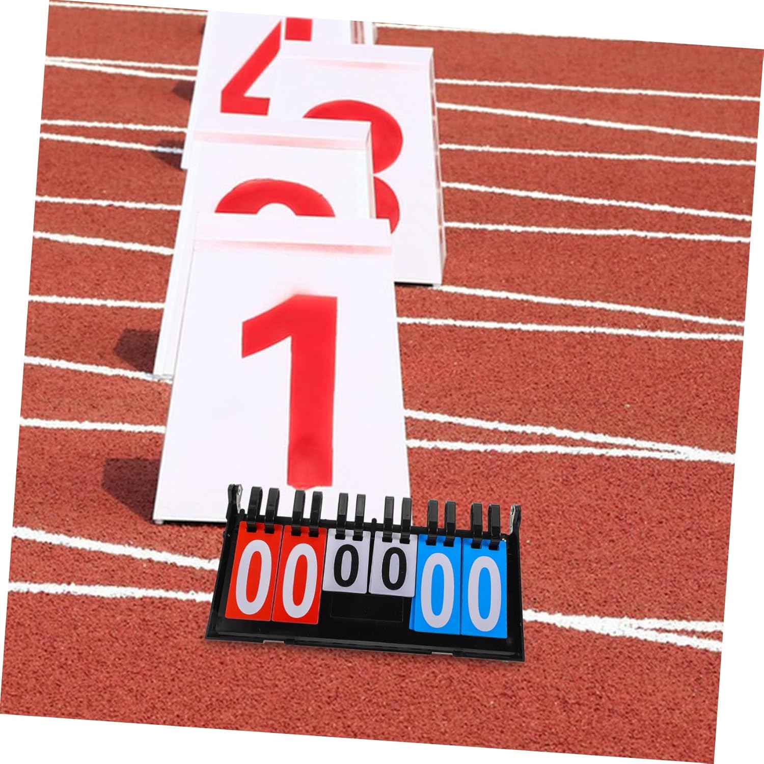 Desk Flipper Scoreboard Basketball Scorekeeper for Sports Material Numbers Multi-Sport Use for Soccer Volleyball Tennis