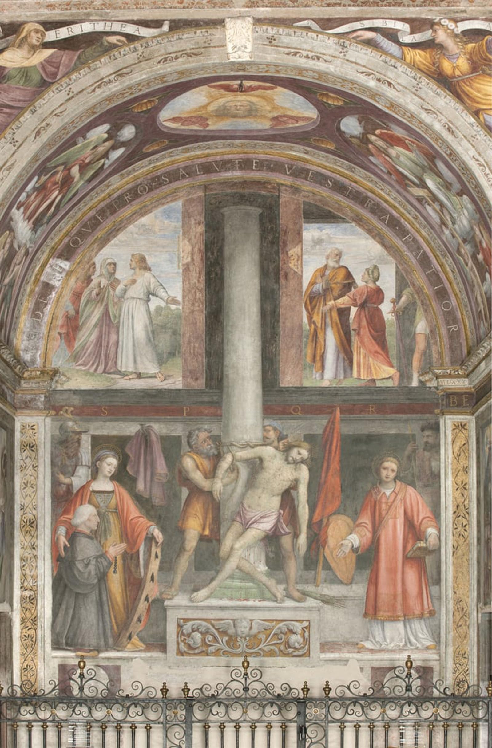 Artxlxxbn No Frame Famous Art Print Poster Vintage Wall Art Saint Catherine And Jesus Christ By Bernardino Luini Canvas Art Poster For Home Decor 60X90cm