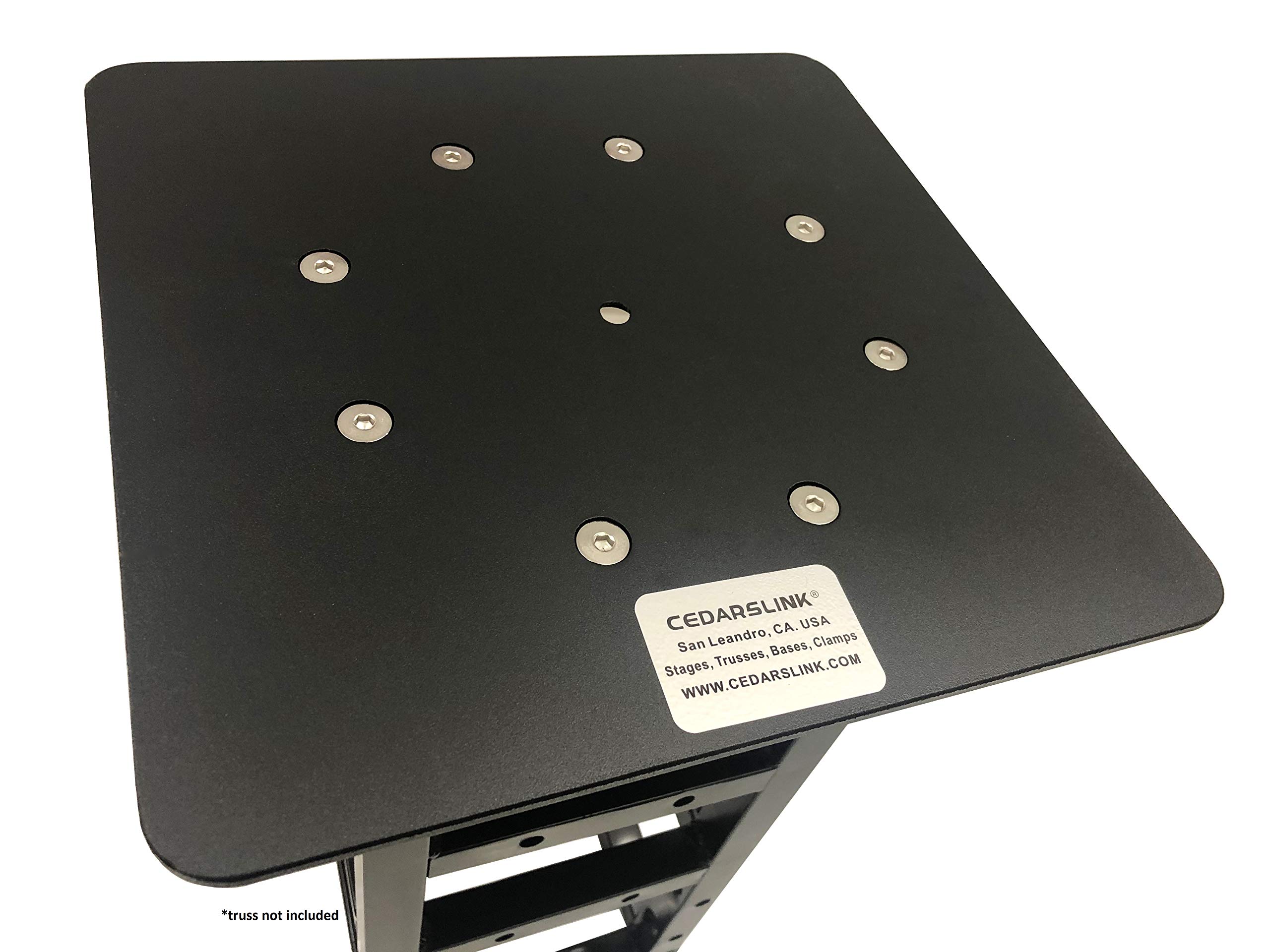 Cedarslink LK-2012B 12"x12" Base Plate For 8"x8" Bolt Trussing Box Truss Section