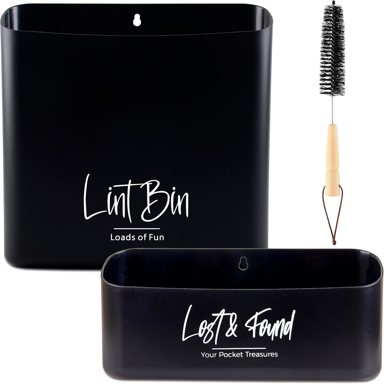 PERFNIQUE Lint Bin for Laundry Room, Large & Small