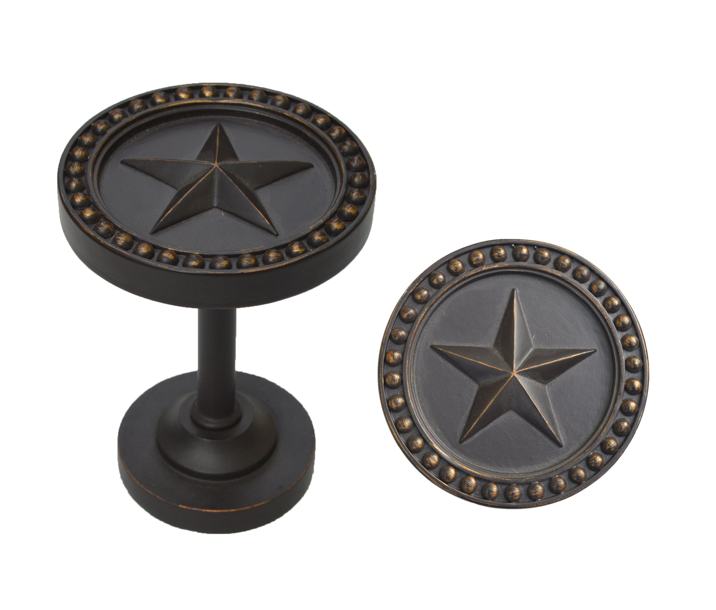 Urbanest Star Decor Drapery Medallion Holdback, 2 pcs (Bronze)