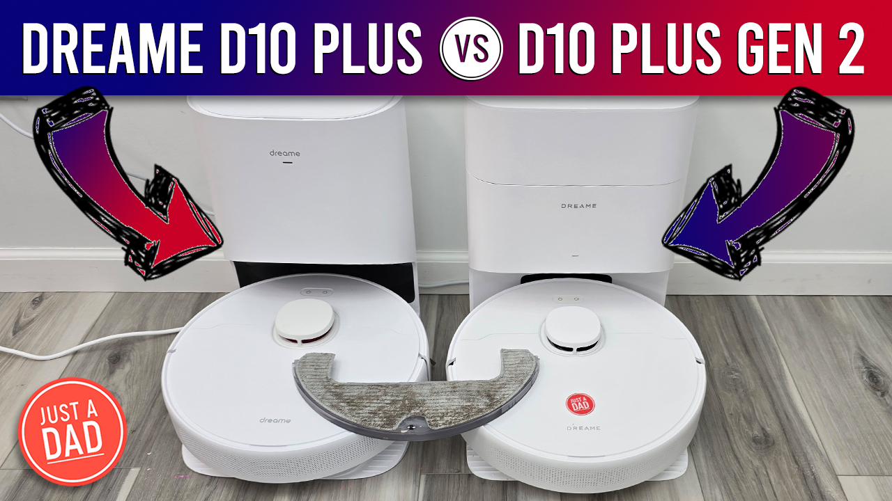Watch Dreame D10 Plus vs D10 Plus Gen 2 Robot Vac/Mop COMPARISON