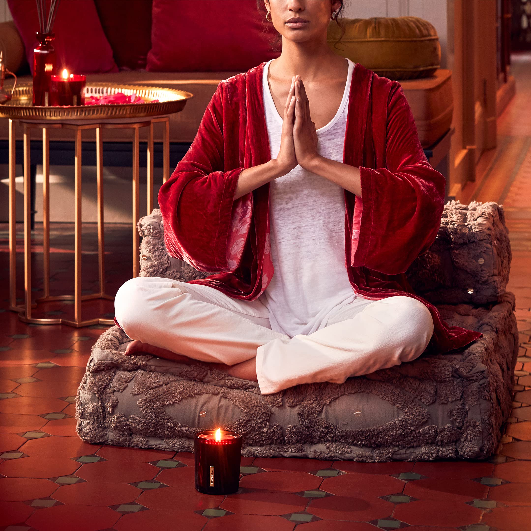 RITUALS The of Ayurveda Candle 1107149 - Vela perfumada (9,3 x 9,3 x 11,8 cm), diseño de rosa