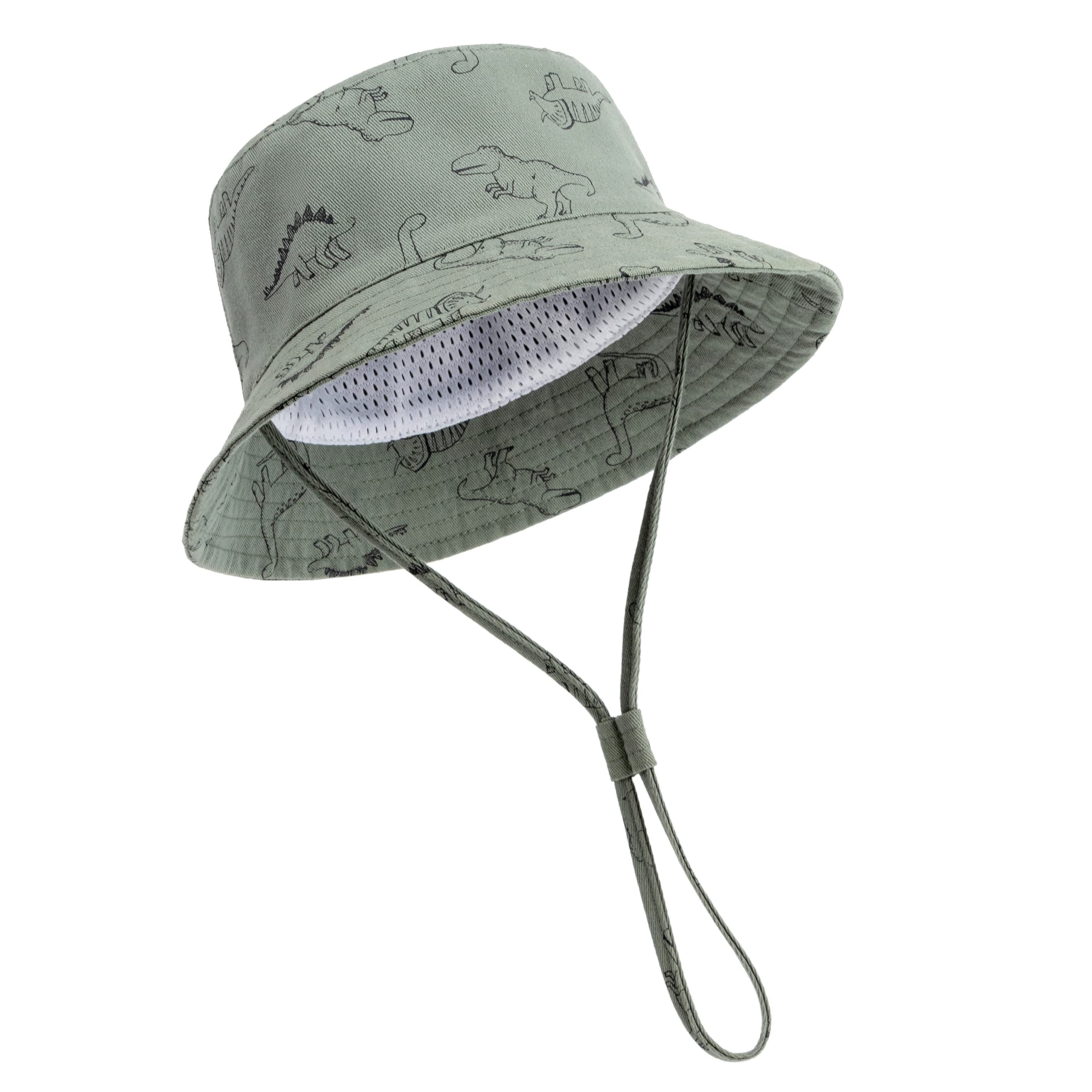 DRESHOW Unisexo Bebé Niña Niño Sombrero de Sol Verano Algodón Ajustable Pescador Gorra Protección de Sol Anti UV Para Exteriores/Natación/Playa/Piscina UPF 50+