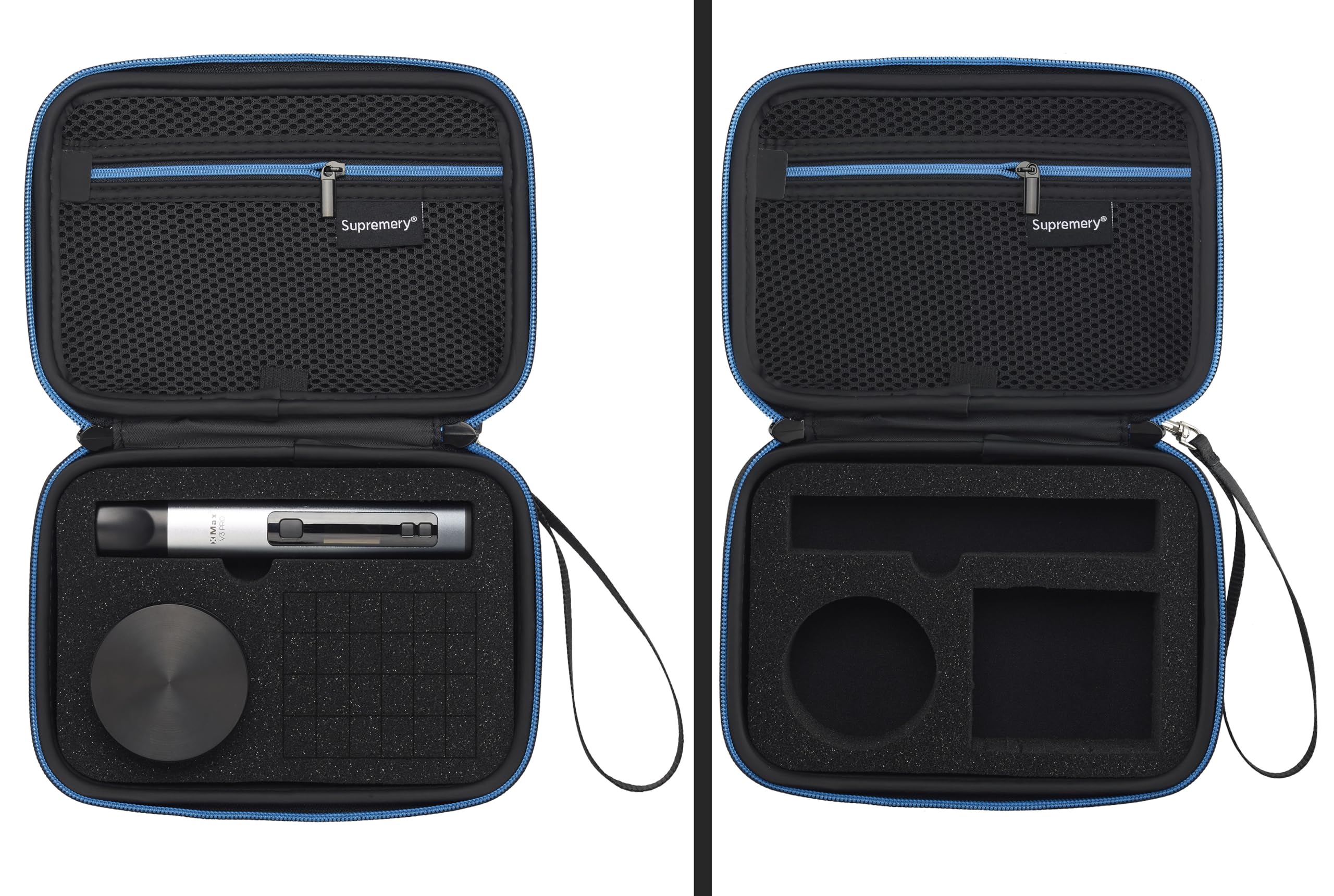 Etui ochronne Supremery kompatybilne z akcesorium do parownika Xmax V3 Pro Vaporizer, czarno-niebieskie