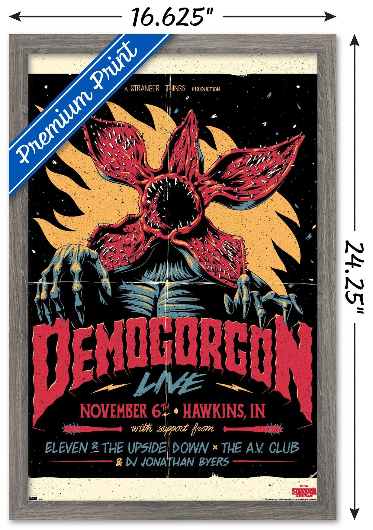 Amazon.com: Netflix Stranger Things - Demogorgon Live Wall Poster