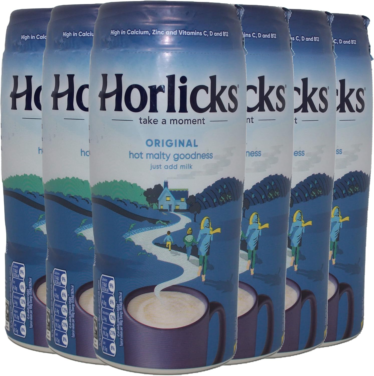 Horlicks Original Malted Milk Powder, Beverage Mix From England, Free