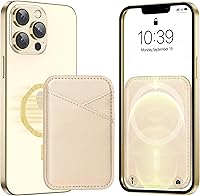 Vista 23 de Miroddi para Cartera MagSafe, Titular de Tarjeta Magnética Más Fuerte para iPhone Serie 17/16/15/14/13/12, Cartera Magnética de Cuero Ultradelgada