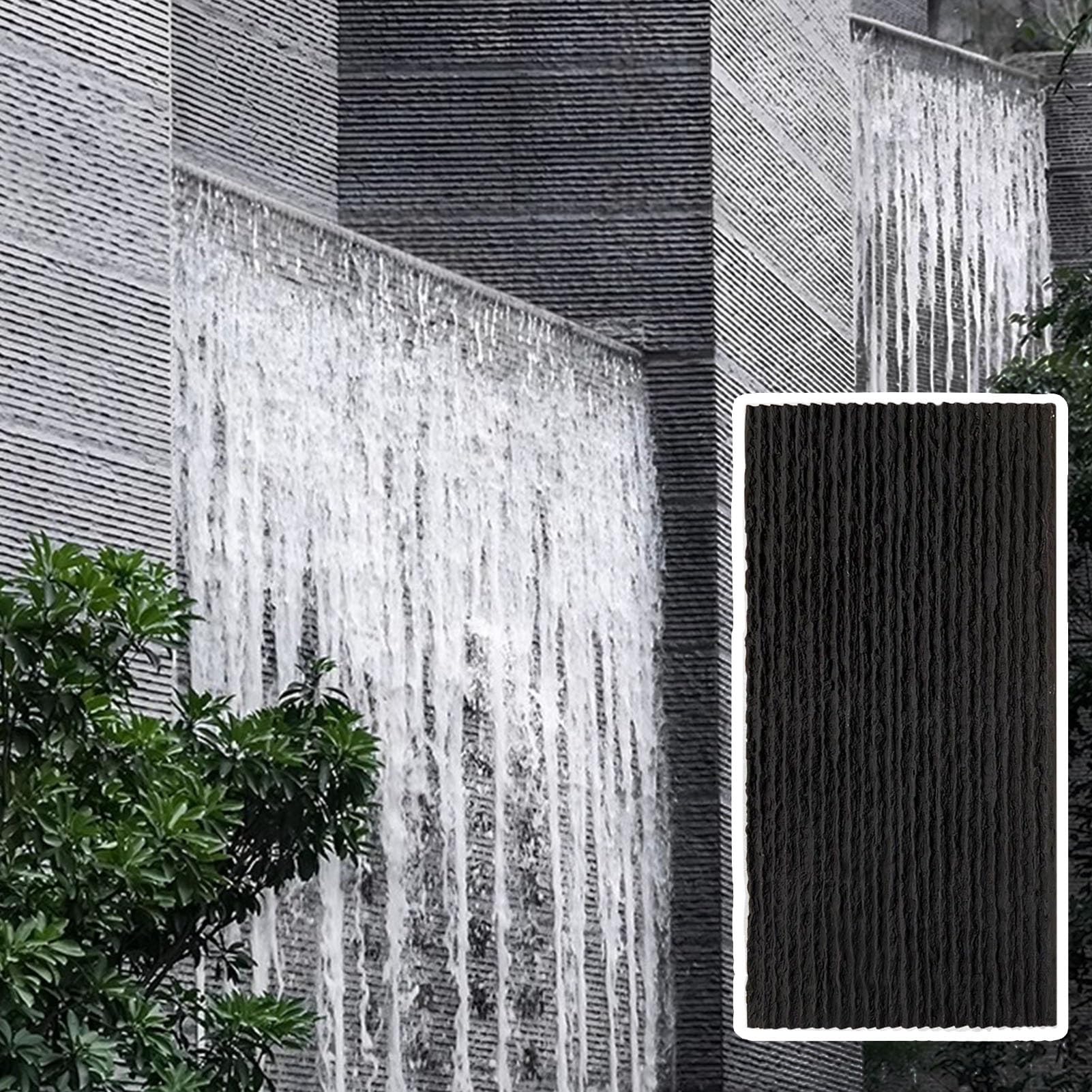 Pannelli da parete impermeabili – Pannelli testurizzati in pietra sintetica per interni ed esterni, design effetto 3D per sale da gioco e paesaggistica