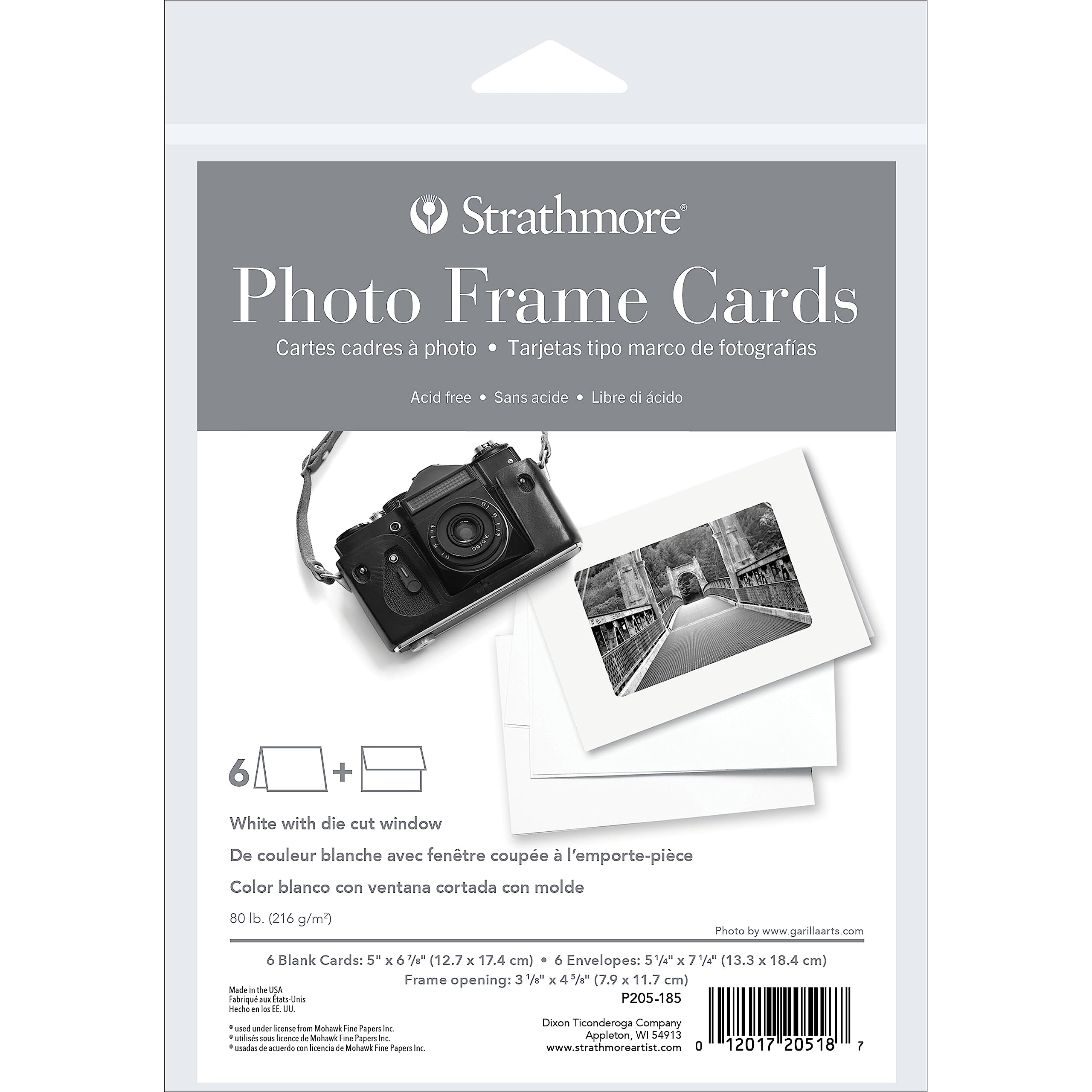 Cartes photo Strathmore avec fenêtre cadre blanc pour offrir un souvenir unique
