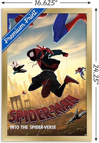 Miniatura 7 de Trends International Marvel MCU - Póster de pared de buceo, Spider-Man - Into The Spider-Verse - 14.725 x 22.375 pulgadas, versión premium sin marco