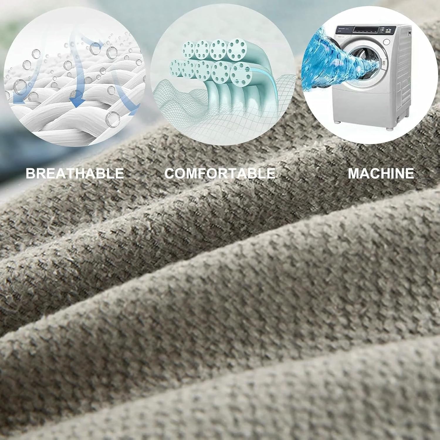 Triangular Reading Bed Rest Pillow Large Bolster Cushion Headboard Backrest Wedge Pillow Adult Shoulder Lumbar Support for Dorm Room Daybed Full Size~/