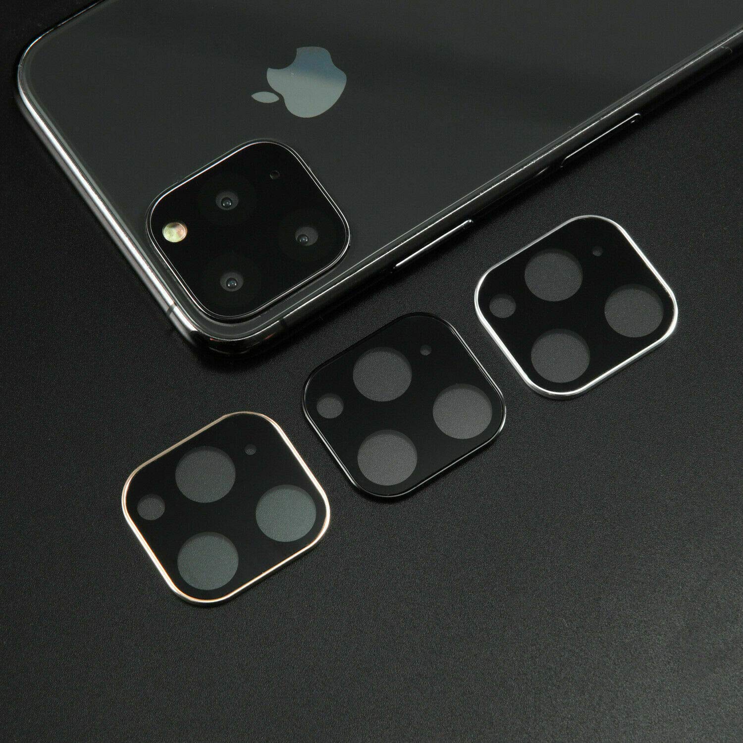 GANGANPRO - Protezione per obiettivo della fotocamera compatibile con iPhone 16E, resistente ai graffi, copertura di protezione dell'obiettivo della fotocamera in vetro temperato trasparente HD